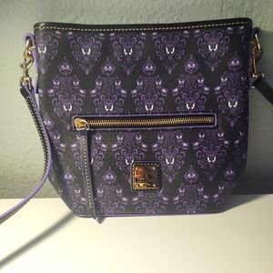 Disney Haunted Mansion Wallpaper Dooney and Bourke Crossbody